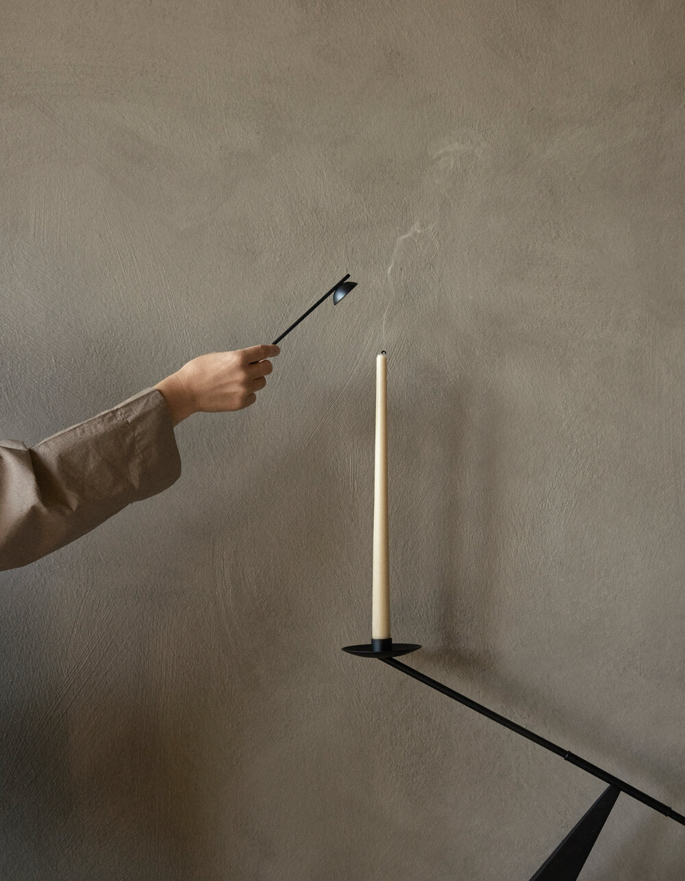 Spire Smooth Tapered lys 6-pak, Ivory